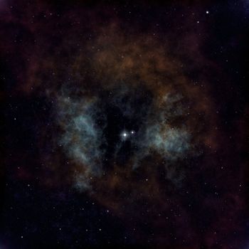 An image of a galaxy and stars background