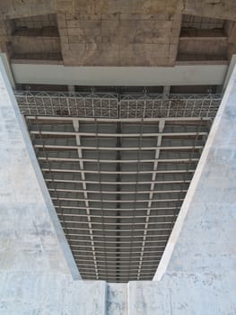 Prop of Bhumibol Bridge also casually call as Industrial Ring Road Bridge, Samut Prakarn,Thailand