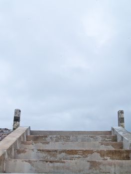 Steps to heaven in the highest point