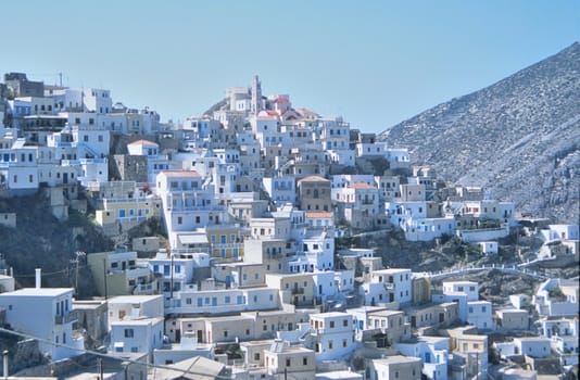 Greek village Olymbos. The only settlement in isolated northern part of Karpathos island.