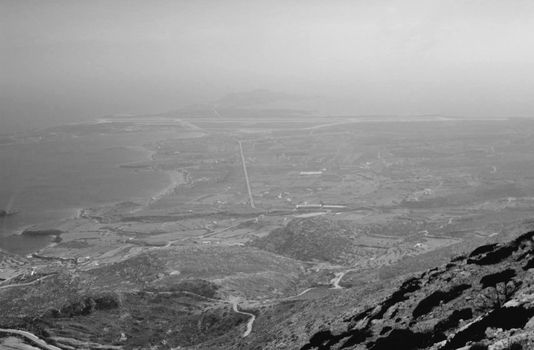 Afiartis plain seen from the slopes of Kato Kefala. Karpathos