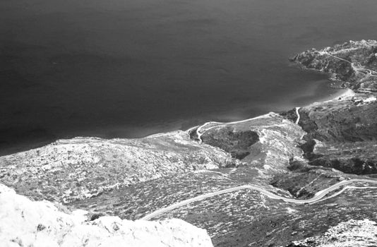 Afiartis plain seen from the slopes of Kato Kefala. Karpathos