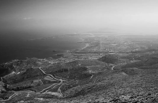 Afiartis plain seen from the slopes of Kato Kefala. Karpathos