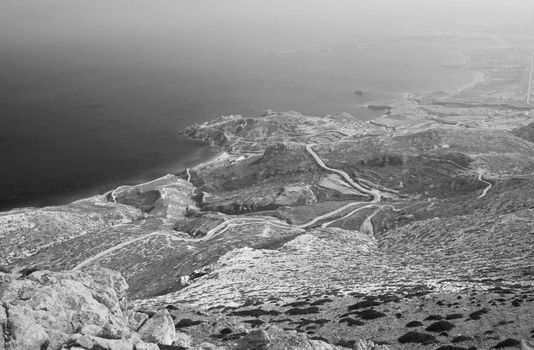 Afiartis plain seen from the slopes of Kato Kefala. Karpathos