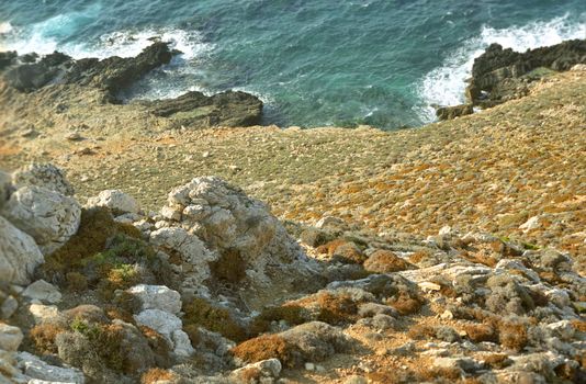 View from citadel of Arkassa on western shore of Karpathos.