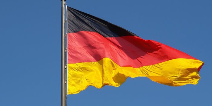 The national German flag of Germany (DE)