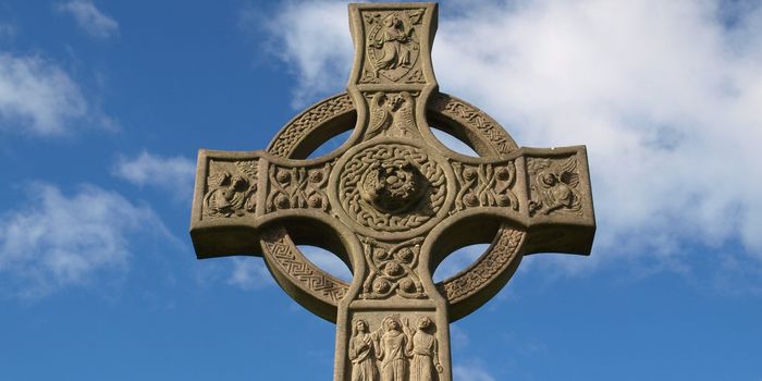 The Glasgow necropolis, Victorian gothic garden cemetery in Scotland