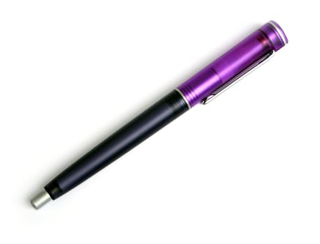 A pen on white background