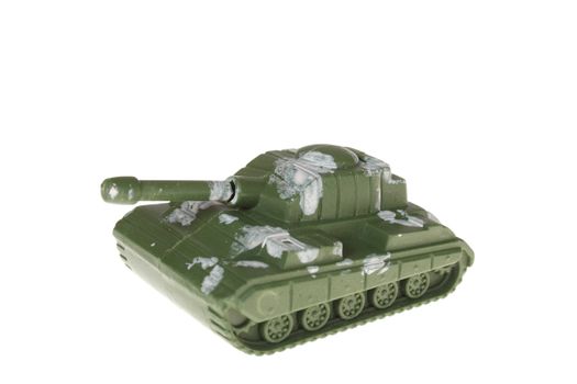 plastic tank, photo on the white background