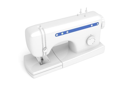 3d illustration of domestic sewing machine