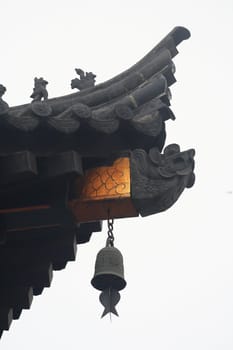 Roof spirits on a roof near the Wild Goose Pagoda, Xian, China