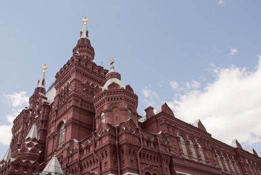 Historical museum at Red Square in Moscow, Russia