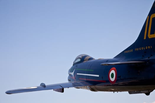 Acrobatic Airplane: Frecce Tricolori team, G91 R model