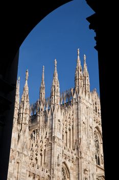 The Gothic cathedral took nearly six centuries to complete. It is the fourth largest cathedral in the world and by far the largest in Italy.