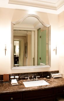 New York, interior of a luxury Hotel