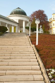 Karolina Spring in Famous Spa Marianske Lazne / Marienbad, Czech Republic