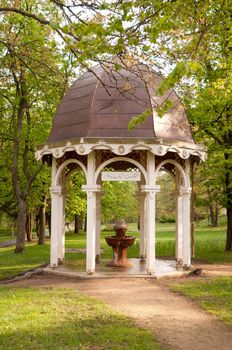 Alexandra Spring in Famous Spa Marianske Lazne / Marienbad, Czech Republic