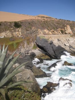 The coast outside Viña del Mar,Chile.