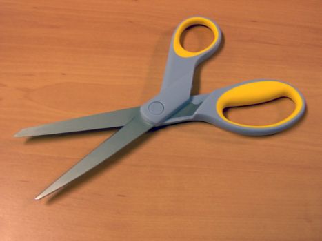Some scissors on my desk