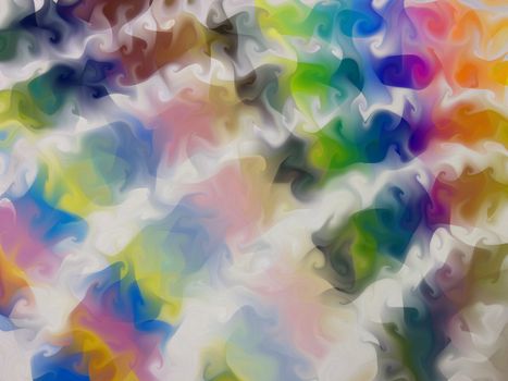 A swirly, rainbow background- originally an image of the pantone guide, all spread out.