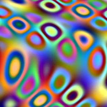 An abstract rainbow background.