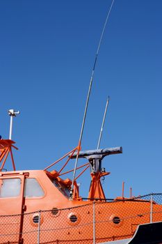 Lifeboat or Coast Guard boat used for rescue at sea