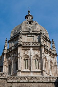 Cathedral of Gothic style of the marvelous city of Toledo, Spain