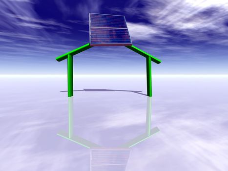 illustration of solar energy