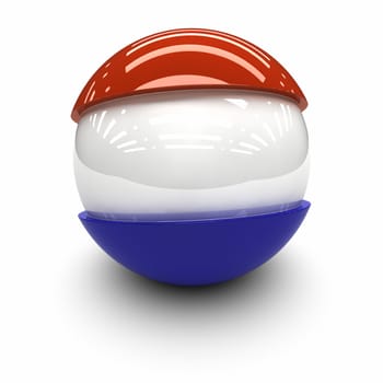 3D  - Flag of The Netherlands