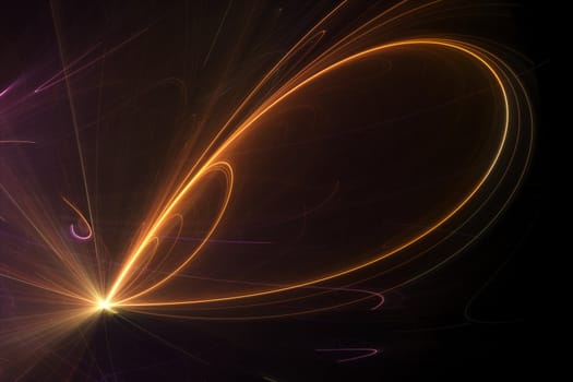 Abstract and futuristic fractal background