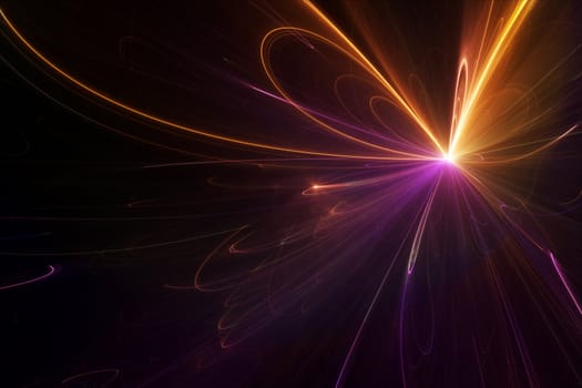 Abstract and futuristic fractal background