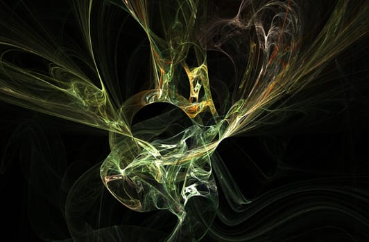 Abstract and futuristic fractal background