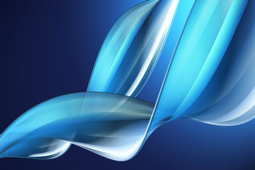 An abstract blue 3d background