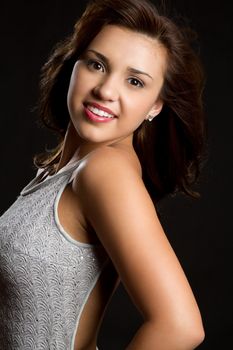 Beautiful smiling ethnic hispanic girl