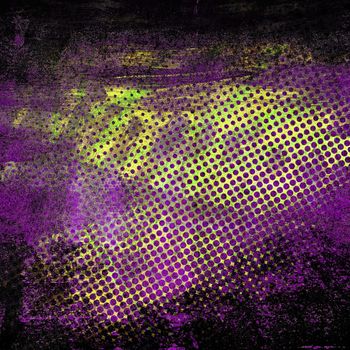 Abstract grunge gradient halftone