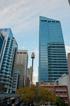 skyline and urban landscape in Sydney, australia