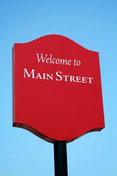 Welcome to Main Street signadd your town