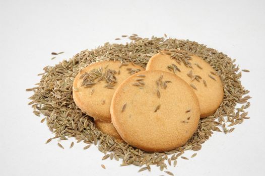 Cumin seed biscuits
