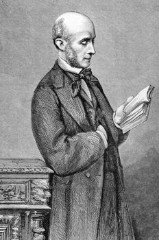 Vincent, Count Benedetti (1817-1900), French diplomat, on engraving from 1870 published in the Graphic.