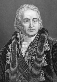 Jean-Antoine Claude, comte Chaptal de Chanteloup (1756-1832) on engraving from 1800s. French chemist and statesman. Engraved by C.Cook after a picture by Monanteuil and published by W.Mackenzie.