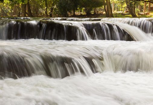 Muaklek water fall in a national park,Saraburi Thailand