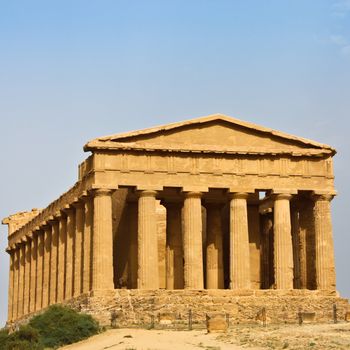 Temple of Magna Grecia, Valle dei Templi, Sicilia, Italia