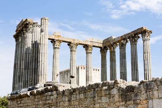 Roman temple of Diana, Evora, Alentejo, Portugal