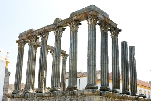 Roman temple of Diana, Evora, Alentejo, Portugal