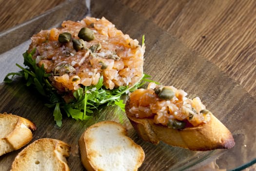 salmon tartar