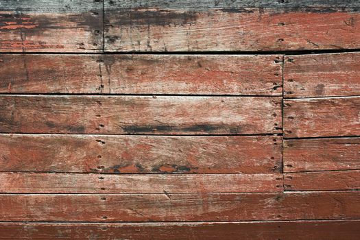 weathered wooden planks