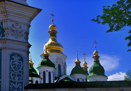 Sainted Sofia. A detail of the Sofia cathedral is in Kiev