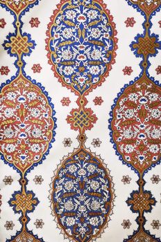 Beautiful and colourful turkish tiles. This is a traditional pattern and style used in Turkey from the Otoman empire. 