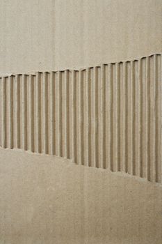 Brown corrugated cardboard with background