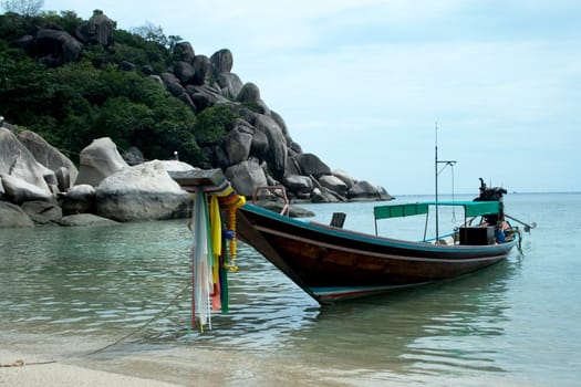 Boats in the tropical sea, Thailand